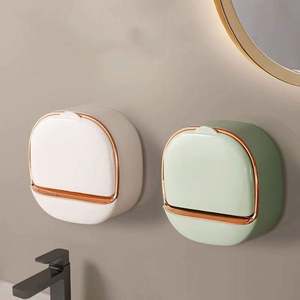 Boîte à Savon Murale Exquise pour Salle de Bain, Support de Savon de Luxe pour Porte de Salle de Bain, Égouttoir Non Perforé pour Savon de Lessive - Product Image 3