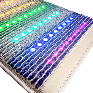 Khỏe Mạnh Chakra 7 Đèn LED Photon Pemf Điều Trị Từ Tính Nệm Nhỏ Siêu Xa Hồng Ngoại Tinh Thể Chữa Bệnh Thạch Anh Tím Nệm - Product Image 2