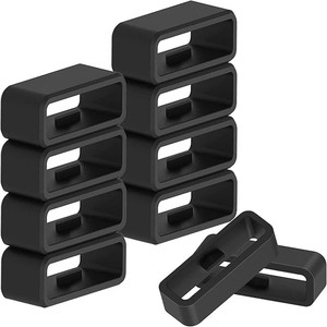 Léger 26/22/20mm Bracelet <span class=keywords><strong>de</strong></span> montre en silicone Keeper <span class=keywords><strong>Anneau</strong></span> fixe en caoutchouc sûr <span class=keywords><strong>pour</strong></span> Garmin Smart Watch Bande facile à porter <span class=keywords><strong>de</strong></span> grande valeur - Product Image 1