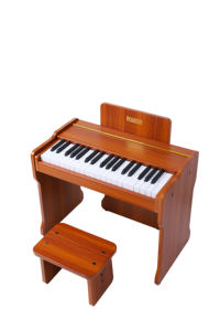Nouveau style Brown 37 touches Piano en bois Design cadeau pour enfants mignon piano jouet <span class=keywords><strong>orgue</strong></span> électronique - Product Image 2