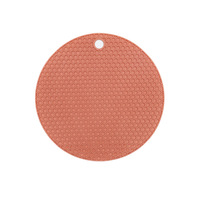 Tapis de pot rond en silicone multifonctionnel de 14.5cm Accessoires de cuisine antidérapants Tapis et tampons résistants à la chaleur