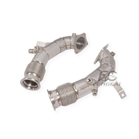 Tubo Frontal Recto OEM para Audi R8 5.2 V10 2020+ de Acero Inoxidable T304 con Aislamiento de Doble Capa para Mejora de Rendimiento en Autos de Carreras