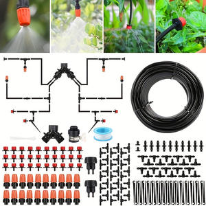 Kit de Riego Automático de 30 Metros, Sistema de Goteo para Plantas en Maceta de Jardín Exterior, Microaspersor de PVC Plástico - Product Image 3