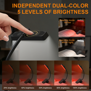 Aid Sleep Red 620/660/670nm No Blue Lighting Eye Protection 1W <strong>Led</strong> USB Mini Portable <strong>Reading</strong> <strong>Light</strong> for Bedside <strong>Reading</strong> - Product Image 4