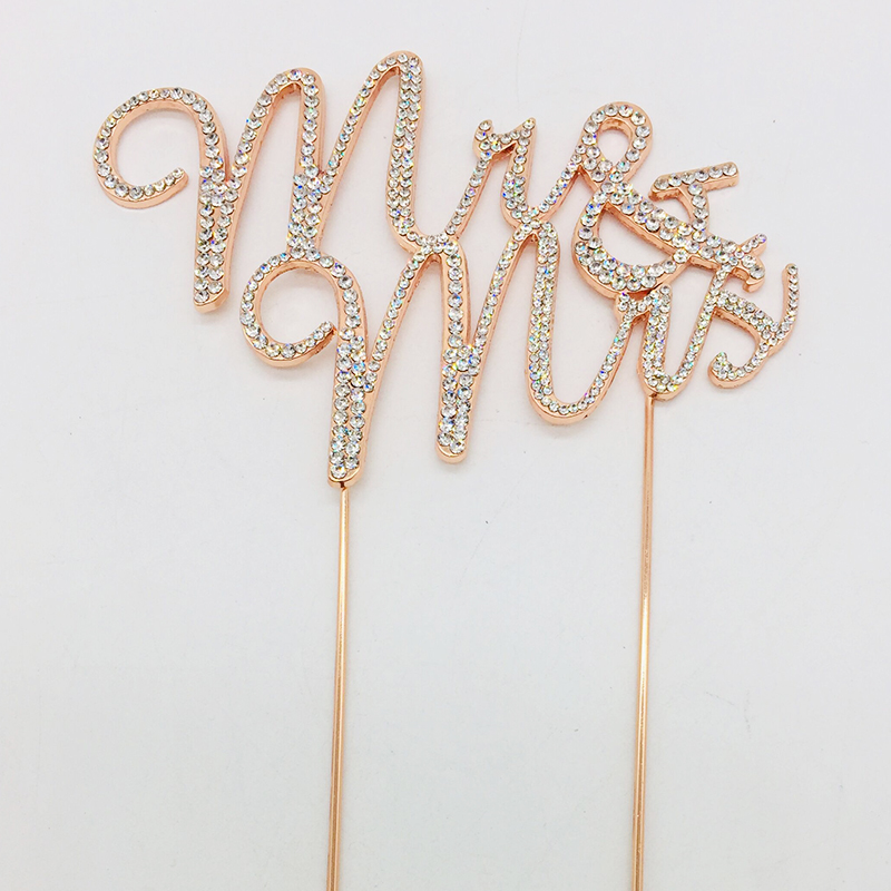 Chapado en oro rosa + rhinestone de cristal