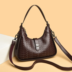 Bolsos de Mano para Mujer, Nuevo Estilo 2026, Bolso Bandolera Pequeño con Dos Correas, Bolso de Hombro en Forma de Media <span class=keywords><strong>Luna</strong></span>, Moderno y Vintage - Product Image 1