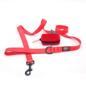 Laisse de traction pour chien Hua Song, réglable, <span class=keywords><strong>anti</strong></span>-collier, avec nylon recouvert de caoutchouc haute tension - Product Image 1