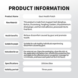 KOYO nyeri sendi jari kaki, bahan TCM murni berlaku pada area yang terkena dampak dukungan 6 kotak - Product Image 5