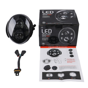Faro delantero de luz LED de haz alto personalizado para carenado de motocicleta VRSC VRSRA <span class=keywords><strong>V</strong></span>-<span class=keywords><strong>Rod</strong></span> Muscle <span class=keywords><strong>V</strong></span>-<span class=keywords><strong>Rod</strong></span> Street <span class=keywords><strong>Rod</strong></span> - Product Image 3