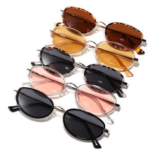 Gafas de sol de moda con montura pequeña para mujer, estilo ojo de gato ovalado, UV400, polarizadas, ligeras, montura de metal TR, lentes TAC, hechas en Wenzhou - Product Image 4