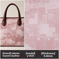 Simili cuir PVC de 0,8 mm d'épaisseur, excellente résistance pour bagages et cosmétiques, modèle Y1835