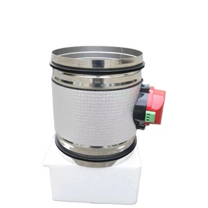 Sistem Ventilasi Udara Pendingin 24V HVAC <span class=keywords><strong>Motorized</strong></span> Volume Control Round Zone <span class=keywords><strong>Damper</strong></span> Motor Duct Electric Valve dengan Aktuator - Product Image 1