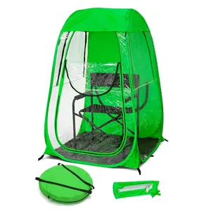 Outdoor Hiking Beach Camping Fishing Chair Room Compact Waterproof Transparent Pvc Pop Up Ice Fishing Shelter