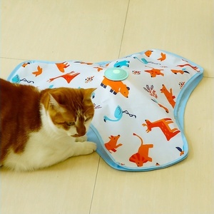 Smart piuma gatto Teaser disco rotante giocattolo elettrico interattivo per gatti - Product Image 4