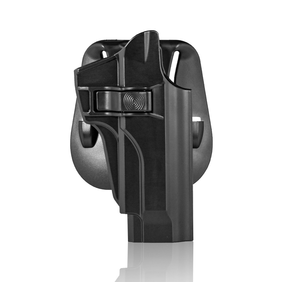 ซองปืนพก Beretta 92 <span class=keywords><strong>92FS</strong></span> แบบโพลิเมอร์ OWB ปลดล็อคด้วยนิ้วชี้  วิธีการรัดสาย 60  พร้อมลูกปืนสำรอง  ได้รับการรับรองมาตรฐาน CE รุ่น KN-PU21 - Product Image 6