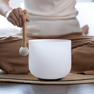 Cuenco de Cristal de Cuarzo Blanco Lechoso de 6-37 Pulgadas, Precio de Fábrica Jinfang, Instrumento de Sonido para Sanación y Yoga - Product Image 1