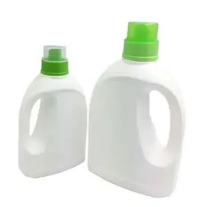 Hot Verkopende Grote Capaciteit Pe Plastic 1l 2l Wasmiddelfles Groothandel