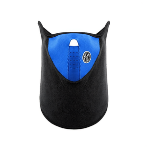 D0100XUB5CV Máscara de media cara de neopreno transpirable para deportes de invierno, ciclismo, unisex, azul - Product Image 1