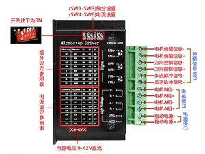 <span class=keywords><strong>TB6600</strong></span> versión mejorada 42/57 controlador de motor paso a paso 32 subdivisión <span class=keywords><strong>4A</strong></span> corriente 42V voltaje - Product Image 5