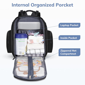 <span class=keywords><strong>Sac</strong></span> à dos moderne pour couches pour hommes avec table à <span class=keywords><strong>langer</strong></span>, organisateur de voyage imperméable, <span class=keywords><strong>sac</strong></span> à dos pour bébé, <span class=keywords><strong>sac</strong></span> de maternité - Product Image 3