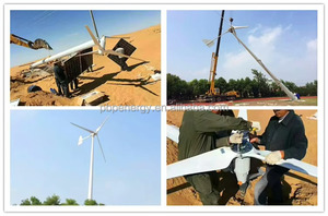 Aerogenerador de Imán Permanente de 48v 96v 5KW, Industrial-Comercial, de Gran Escala para Suministro de Energía Continuo en Granjas - Product Image 3