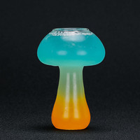 Verre à cocktail transparent en forme de champignon de 8,5 oz pour vin, cocktails et jus de fête