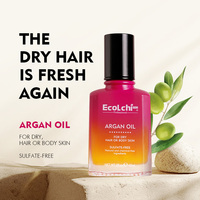 Sérum naturel exquis pour cheveux à l'argan: un mélange luxueux d'huiles essentielles pour des cheveux nourris et éclatants