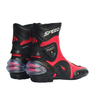 รองเท้าบูทมอเตอร์ไซค์ PRO-BIKER SPEED ป้องกันข้อเท้า รองเท้าขี่มอเตอร์ไซค์ รองเท้าแข่งรถมอเตอร์ไซค์ รองเท้าวิบาก สีดำ แดง ขาว - Product Image 4