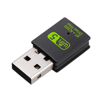 Magelei Driver Free 600Mbps Dual Band USB Wifi Adapter Network Card Blue Tooth BT 4.2 USB Wifi Dongle 2 en 1 RTL8821CU Chipset