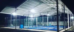 Assembled Safety Panoramic Padel Court Sports Padel Court Top Quality