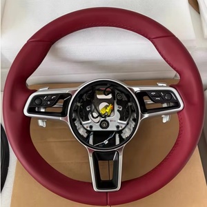 Volante de Fibra de Carbono Compatible con Porsche Panamera Cayenne <span class=keywords><strong>Macan</strong></span> 718 911 Cayman 918 Taycan Carrera Boxster 911.2 981 987 957 - Product Image 6