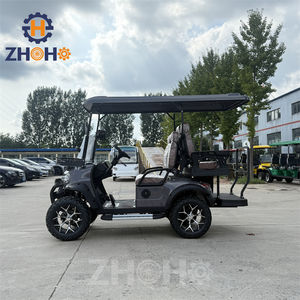 Carrito <span class=keywords><strong>de</strong></span> Golf Eléctrico Street Law <span class=keywords><strong>de</strong></span> 4 Plazas, Buggy Todoterreno con Velocidad <span class=keywords><strong>de</strong></span> 30-50 km/h - Product Image 3