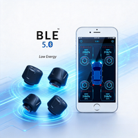 Sistema de Monitoreo de Presión de Neumáticos Inalámbrico TPMS de Fábrica China, 4 Sensores Externos, Alerta en Tiempo Real para Autos, RVs y SUVs, Venta al Por Mayor