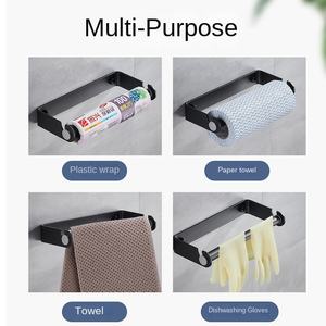 <span class=keywords><strong>Portarrollos</strong></span> de Venta caliente <span class=keywords><strong>Portarrollos</strong></span> de cocina <span class=keywords><strong>sin</strong></span> perforar Organizador de almacenamiento de aluminio <span class=keywords><strong>Portarrollos</strong></span> de papel montado en la pared - Product Image 2