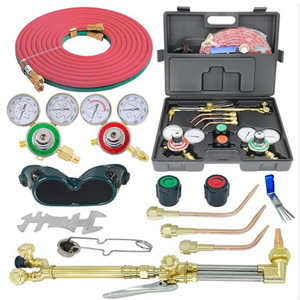Kit de chalumeau de soudage oxyacétylénique CFWELD, style américain, avec régulateur de pression, ensemble d'outils de coupe, en alliage d'aluminium 6061 - Product Image 5