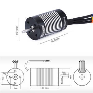 2845 Motor sin escobillas a prueba de agua 3100KV 3800KV 4370KV 5000KV para <span class=keywords><strong>HSP</strong></span> <span class=keywords><strong>Monster</strong></span> on Road WLtoys 10428 12428 1/12 RC Car - Product Image 6
