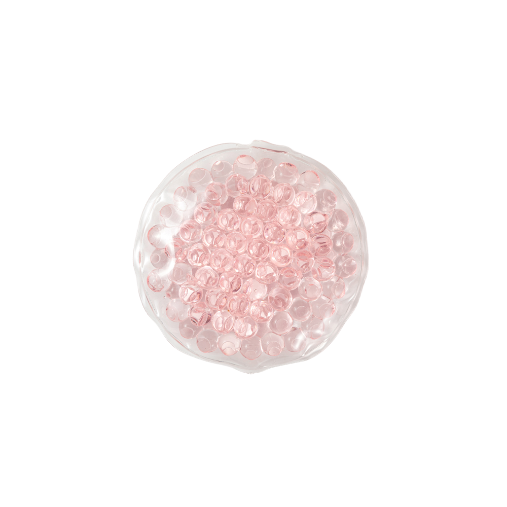 Pink 7cm Round Gel Beads Ice Pack Hot Cold Compress Pack