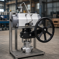 Vanne de régulation de débit minimum pour centrale électrique, vanne pneumatique de recirculation d'eau de alimentation de chaudière DN50 DN200