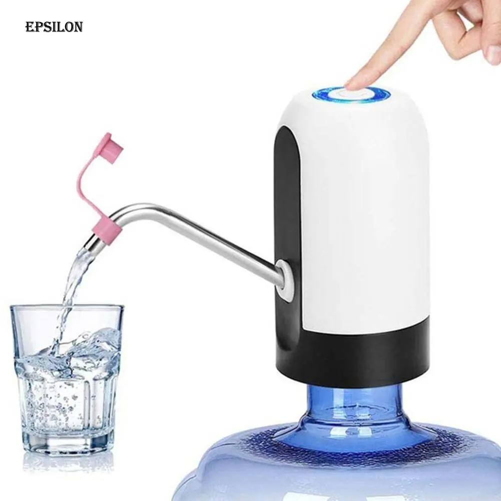 Pompa per erogatore di acqua elettrica caricata senza fili USB pompa per bottiglia di acqua elettronica portatile pompa per acqua a mano per ufficio a casa
