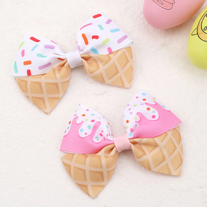 Pinza <span class=keywords><strong>de</strong></span> <span class=keywords><strong>pelo</strong></span> con lazo <span class=keywords><strong>de</strong></span> helado CN, cinta <span class=keywords><strong>de</strong></span> postre colorida con pinza <span class=keywords><strong>de</strong></span> cocodrilo, accesorios para el cabello <span class=keywords><strong>de</strong></span> verano dulce para niñas - Product Image 2