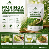Poudre de feuilles de Moringa de qualité alimentaire supérieure, poudre végétale multi-usages, adaptée à la production de marques alimentaires