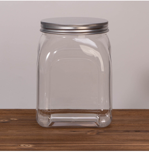 Miệng Rộng Lưu Trữ Nhà Bếp Acrylic Gia Vị Lưu Trữ <span class=keywords><strong>Container</strong></span> <span class=keywords><strong>Jar</strong></span> Với Nhôm Nắp Nhựa Cho Thực Phẩm Lưu Trữ - Product Image 3