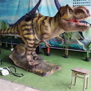 Winkelcentrum Elektrisch Aangedreven Muntenbediende Rijdende Robot Animatronische <span class=keywords><strong>Dino</strong></span> Dinosaurus - Product Image 4