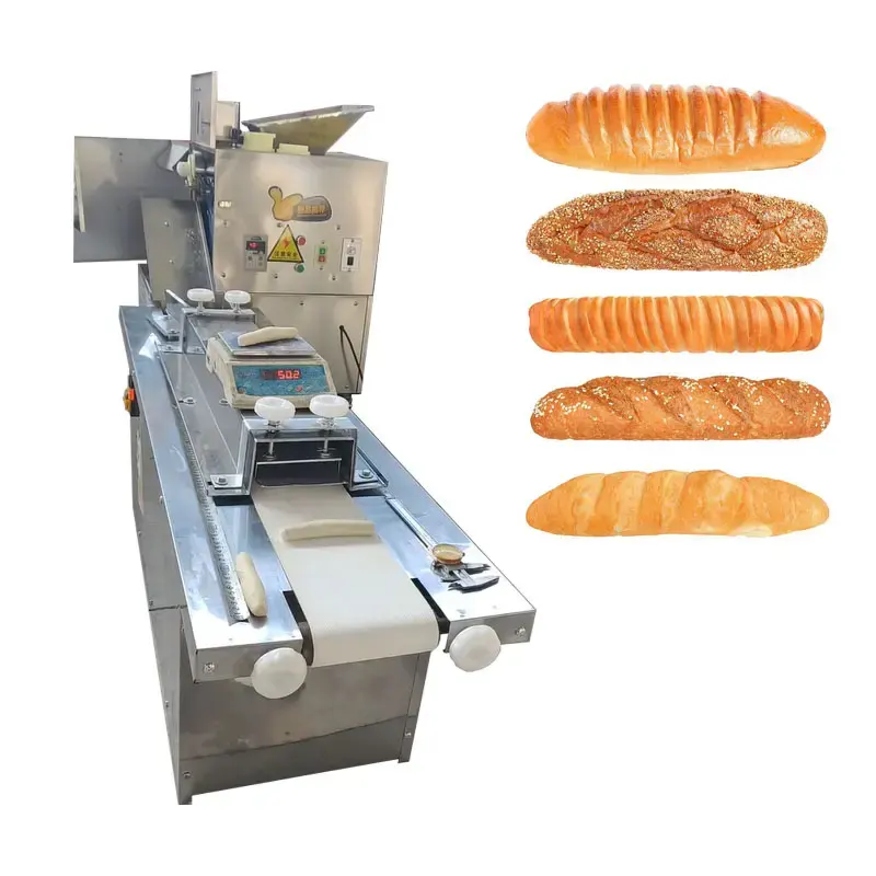 Máquina moldeadora de masa fácil de operar de 20 cm Máquina formadora de baguette para máquina de panadería