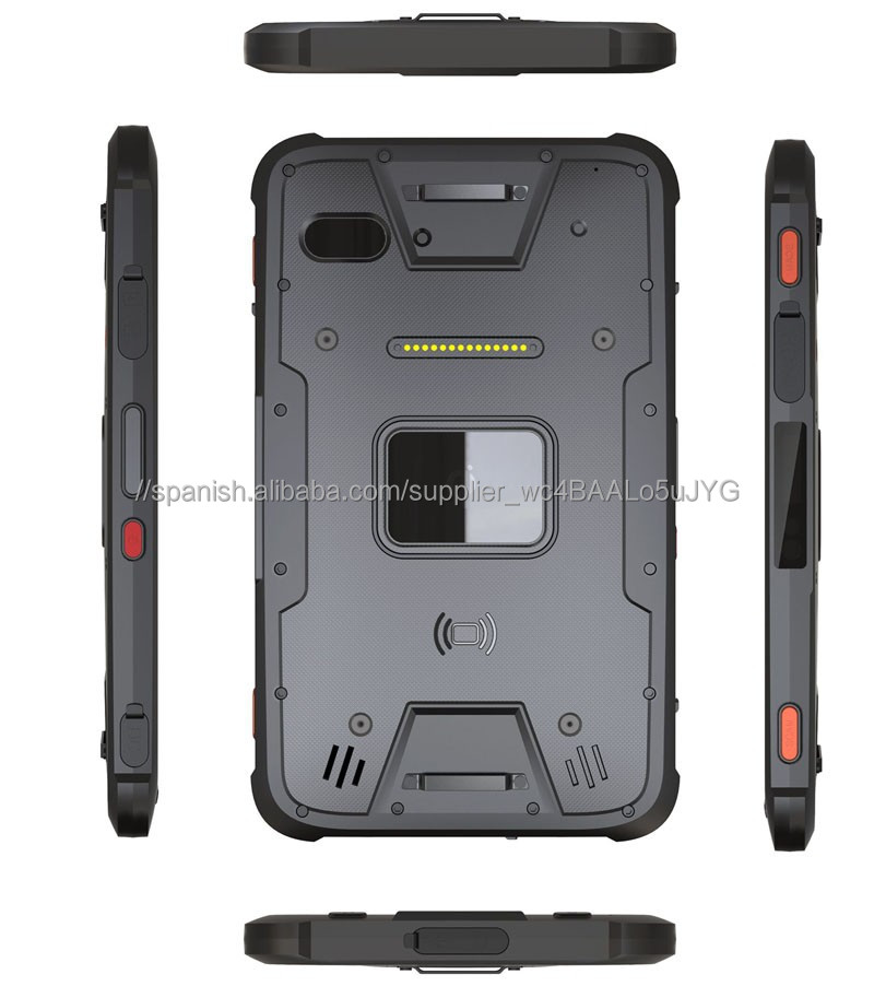 8 pulgadas MT6762 Octa core Android 10 4G + 64G + 4G LTE robusto tablet pc 2D escáner de código de barras Tablet pc integrado
