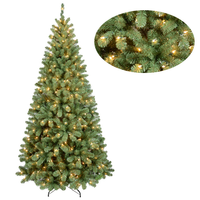Arbre de Noël Artificiel en Gros 150-270cm, Haute Qualité, Écologique, Fait Main, Personnalisé, Pointes Denses pour Maison, Bureau, Fête