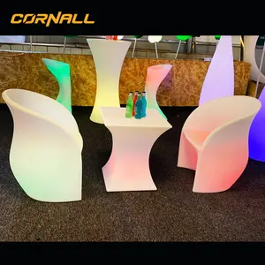 Độc Quyền Modular Led Bar Counter/Illuminated Mobile Bar/Thắp Sáng Bar Furniture Glowing Bar Bảng Và Ghế