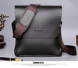 <span class=keywords><strong>Borsa</strong></span> a Tracolla in Pelle PU da Uomo, Stile Casual Business, Design Verticale Trendy per il Commercio Estero - Product Image 4