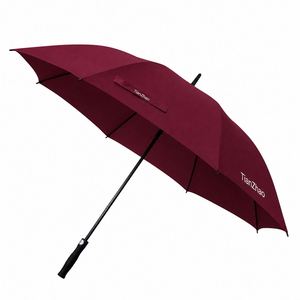 Paraguas Recto de Lujo con Protección UV y Resistente al Viento, Personalizado con Logotipo, 190T Pongee, Entrega Rápida, Venta al Por Mayor - Product Image 1