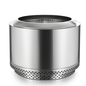 27 Inch Không Khói Hố Lửa Cho Ngoài Trời Thép Không Gỉ Firepit Gỗ Đốt Lò <span class=keywords><strong>S</strong></span>ưởi Di Động Ngoài Trời Cháy <span class=keywords><strong>Pit</strong></span> Với Đứng - Product Image 1